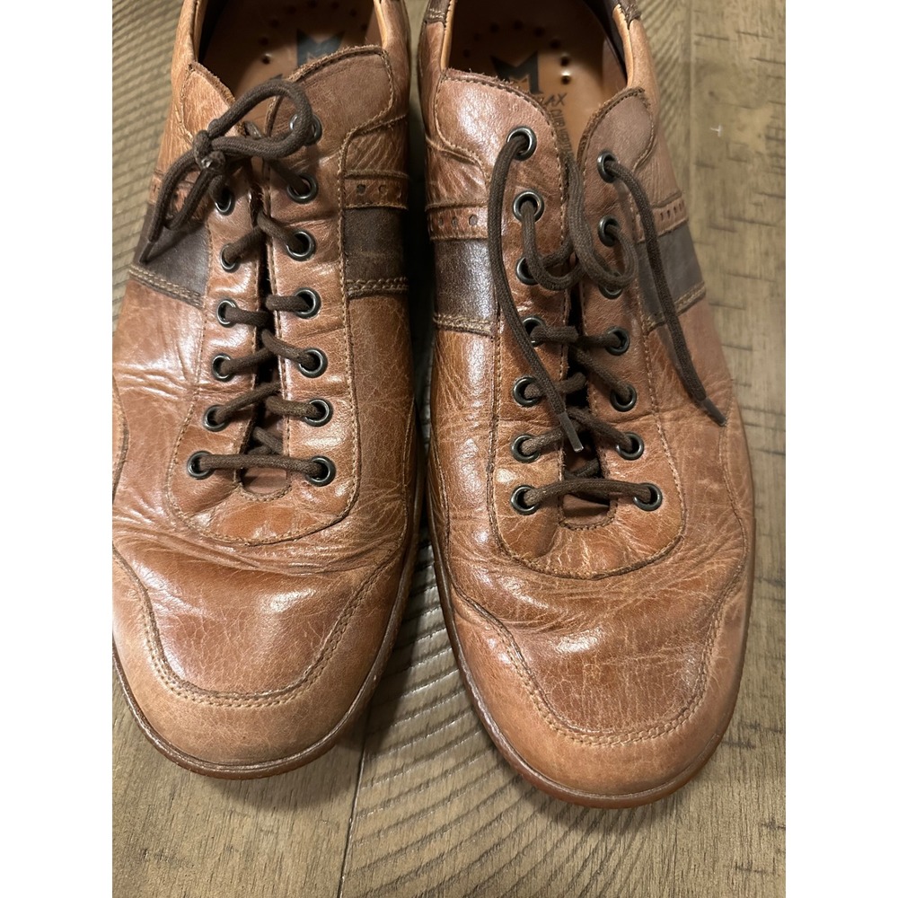 Mephisto Match Men's Air-Relax Leather Walking Shoes Brown Size US 9.5‎ / EUR 9